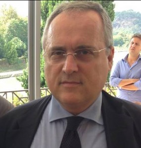 Claudio Lotito Fonte: Alessio Cappellacci