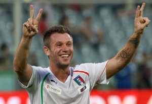 Cassano in Nazionale - Fonte ACF Fiorentina