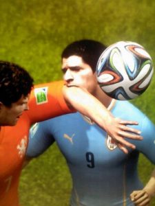 Suarez su Fifa 15- Fonte Twitter