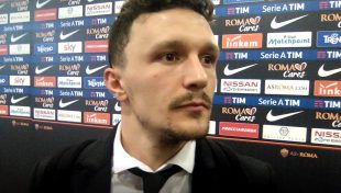 Mario Rui in zona mista dopo Roma-Cesena