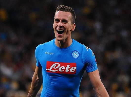 Milik al Napoli - Fonte immagine: Илья Хохлов - Football.ua, Wikipedia