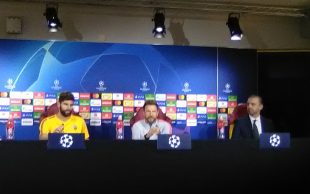 Roma, Di Francesco e Fazio in conferenza