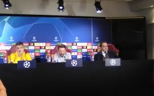 Roma, Di Francesco e Kolarov in conferenza