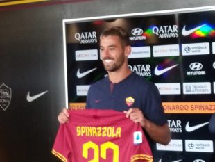 Roma, Spinazzola a Trigoria