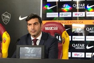 Roma, Fonseca in conferenza