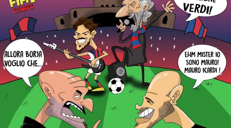 Bologna-Inter di FIFA comics