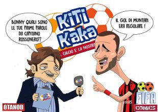 Bonucci e il goal di Muntari di FIFA Comics