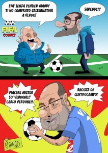 De Laurentiis prende Verdone al posto di Verdi di FIFA comics