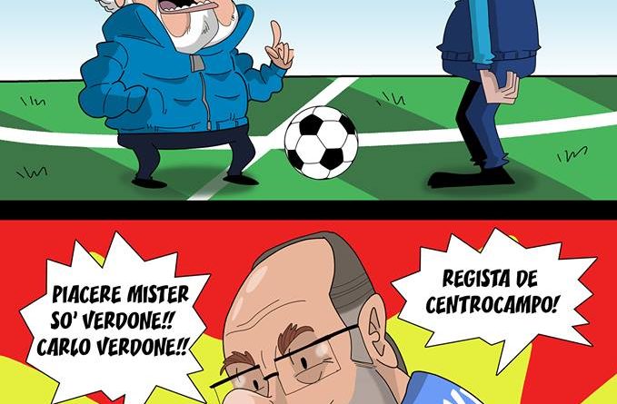 De Laurentiis prende Verdone al posto di Verdi di FIFA comics