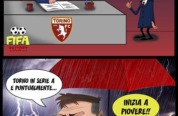 Esonero Mihajlovic e Mazzarri al Torino di FIFA comics