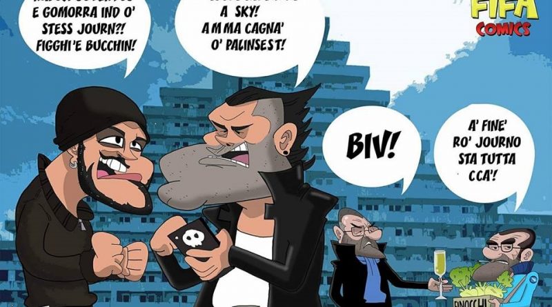 Gomorra e Napoli-Juventus di FIFA comics