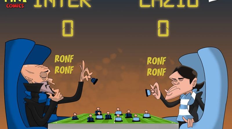 Inter-Lazio 0-0 di FIFA comics