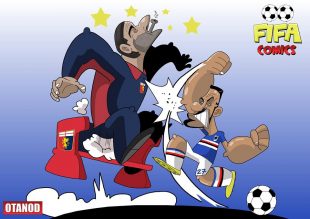 Juric esonerato dopo Genoa-Sampdoria di FIFA comics