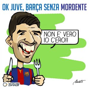 Juventus-Barcellona di Michelangelo Manente