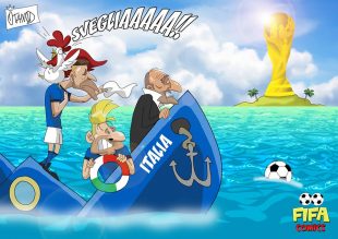 L'Italia di Ventura affonda in Svezia di FIFA comics