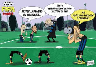 Le ali spezzate dell'Inter di FIFA comics