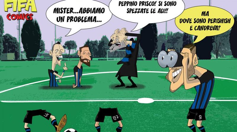 Le ali spezzate dell'Inter di FIFA comics