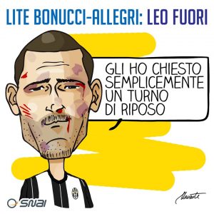 Lite tra Bonucci e Allegri di Michelangelo Manente