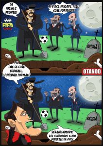 Montella guarda il suo funerale dal vivo di FIFA comics