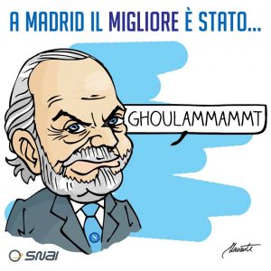 Real Madrid-Napoli di Michelangelo Manente