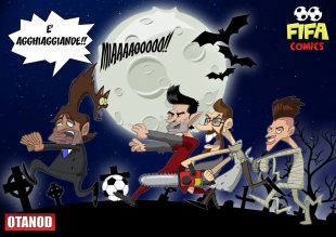 Roma-Chelsea di FIFA comics