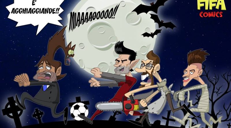 Roma-Chelsea di FIFA comics