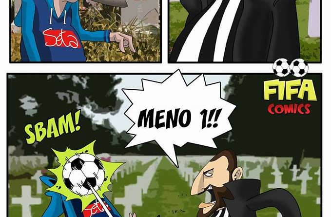 Sarri e Higuain in stile Gomorra di FIFA comics