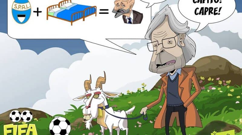 Sgarbi e il rebus su Spalletti di FIFA comics