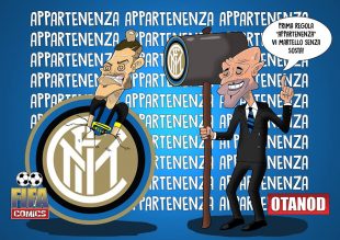 Spalletti martella l'Inter di FIFA comics