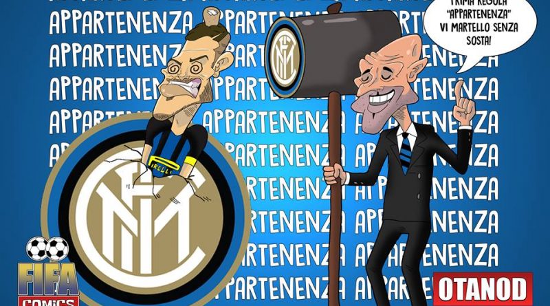 Spalletti martella l'Inter di FIFA comics