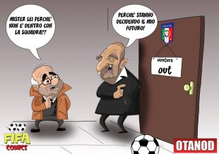 Ventura a rischio di FIFA comics