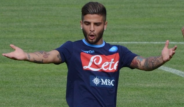 Insigne a segno in Lazio-Napoli su DAZN