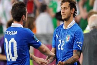 Diamanti e Cassano ad Euro 2012 - Fonte immagine: bolognafc.it