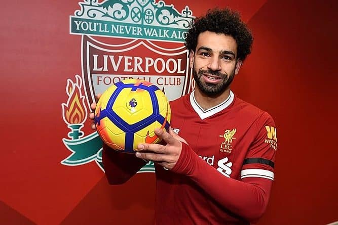 Mohamed Salah al Liverpool in Premier League (fonte: Stevemany, own work, wikimedia.org)