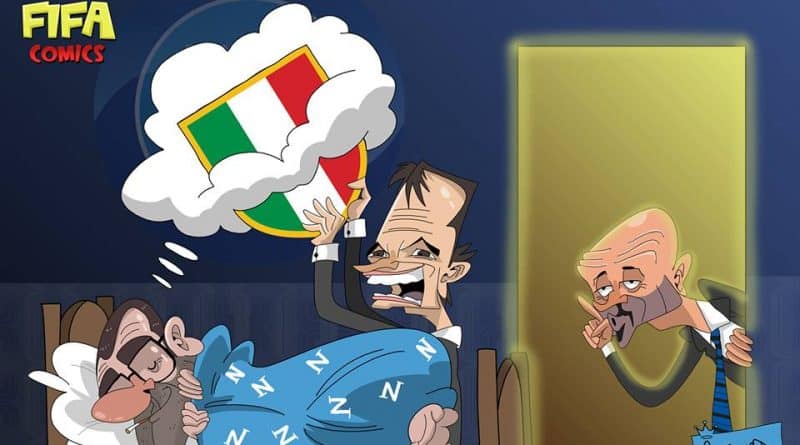 Allegri ruba il sogno scudetto a Sarri di FIFA comics