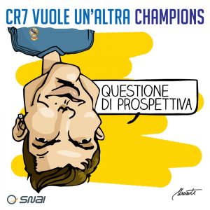 CR7 dopo la rovesciata con la Juventus di Michelangelo Manente