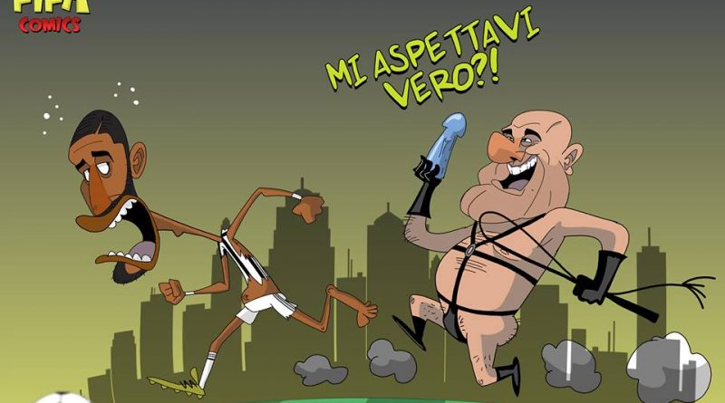 Crozza e lo stupro di Benatia a Vinovo di FIFA comics