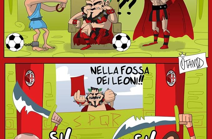 Gattuso conquista Roma di FIFA comics