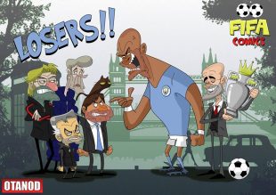 Il Manchester City di Guardiola vince la Premier League di FIFA comics