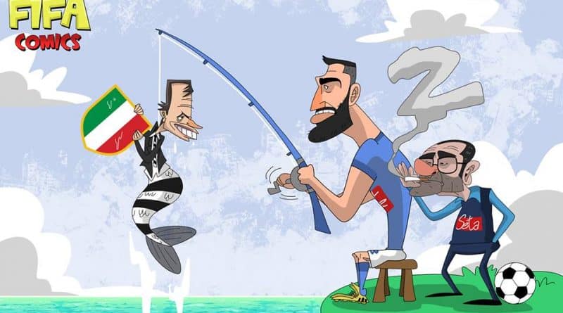 Il Napoli riprende la Juventus di FIFA comics