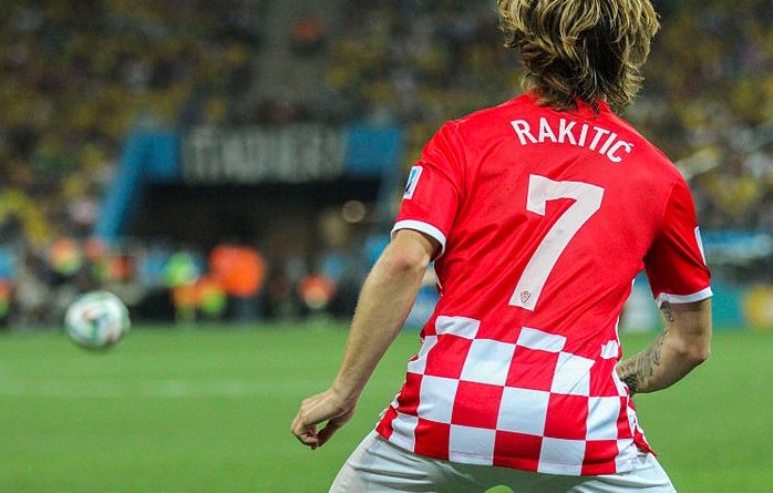 Rakitic nella Croazia - Fonte: copa2014.gov.br, Wikipedia