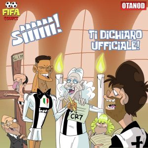 Cristiano Ronaldo sposa la Vecchia Signora di FIFA comics