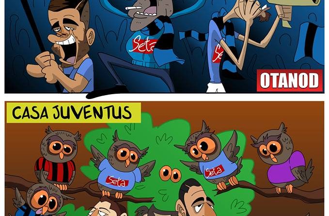 Il Napoli gufa in vista di Inter-Juventus di FIFA comics