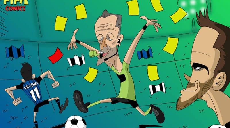 Orsato protagonista di Inter-Juventus di FIFA comics