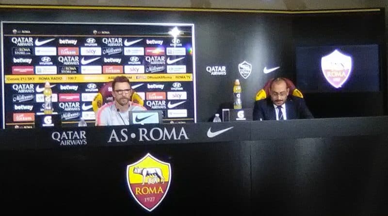 Roma - Di Francesco in conferenza