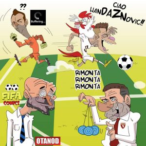 Inter-Torino e HanDAZNovic di FIFA comics
