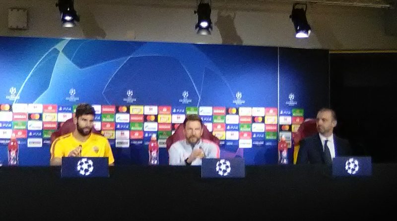 Roma, Di Francesco e Fazio in conferenza