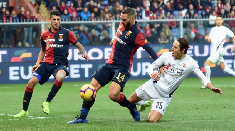 Biraschi e Chiesa Genoa-Fiorentina Fonte: genoacfc.it