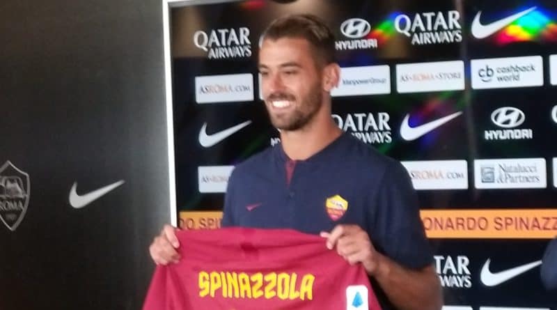 Roma, Spinazzola a Trigoria