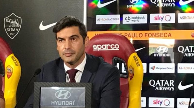 Roma, Fonseca in conferenza